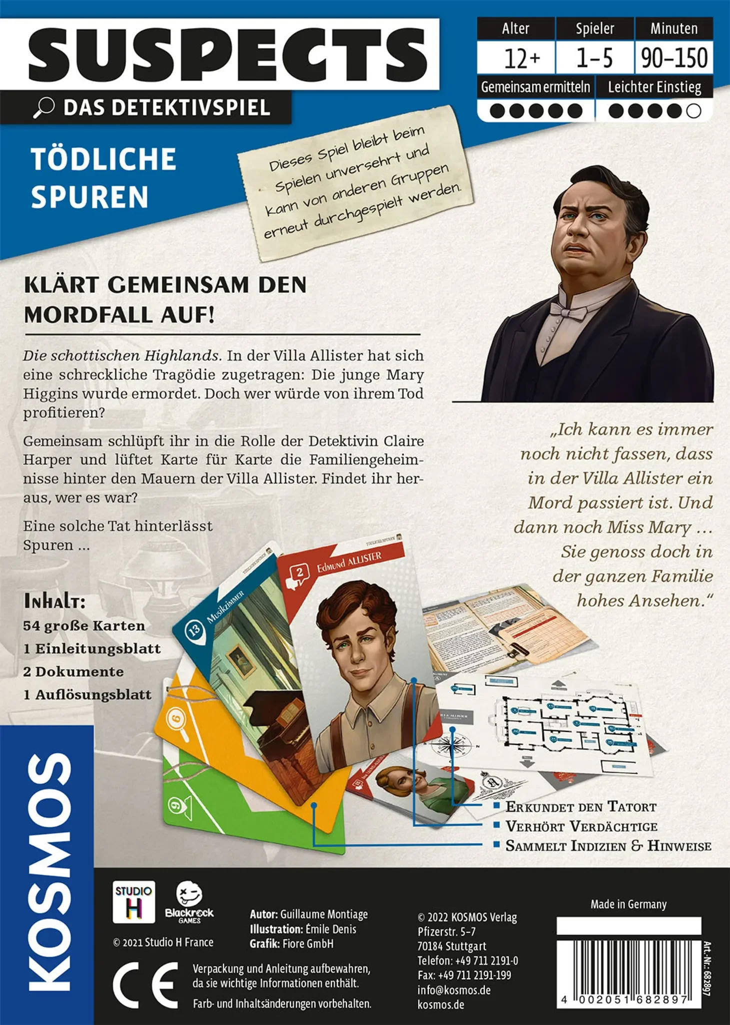 KOSMOS Suspects – Tödliche Spuren